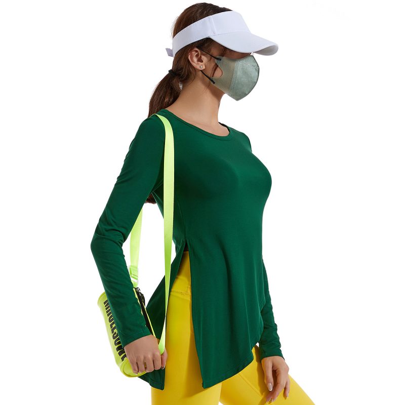 Yoga Wear Women's Loose Fitness Top: Running Exercise T-shirt