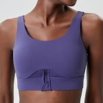 BreathEasy Workout Bra: Women's Zipper Vest