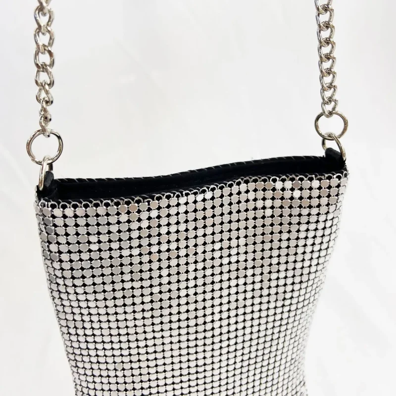 Touch Leather Bling Shiny Phone Bag - Image 2