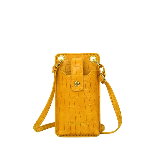 Yellow shoulder bag