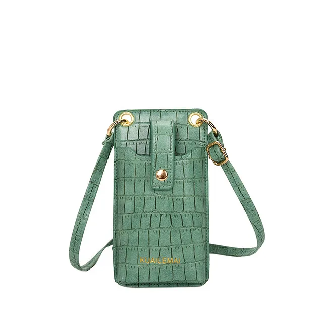 Green shoulder bag