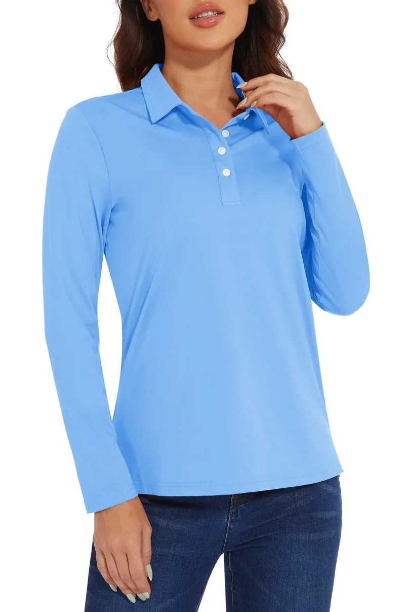 Eco Long Sleeve UV Protection Pullover Top - Image 3