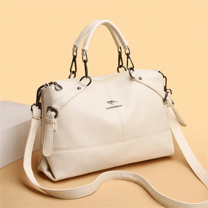 Casual Tote High Quality Leather Crossbody Bags - Image 11