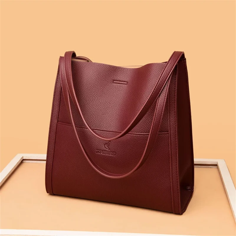 High Quality Leather Handbags Crossbody Shoulder Bag - Image 7