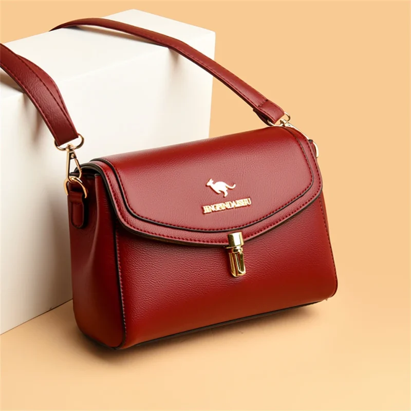 High Quality Solid Color Casual Solid Color Casual Crossbody Bag - Image 7