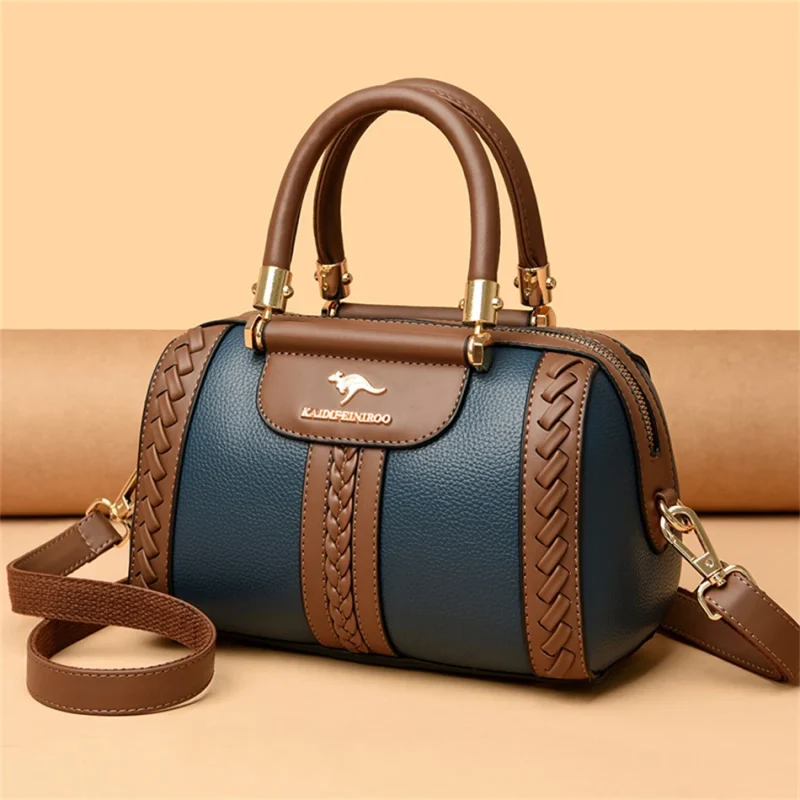 High Quality Leather Women Luxury Designer Shoulder Crossbody Bag - Image 12