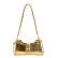 Designer Luxury Gold Stone Pattern Shiny Leather Handbag