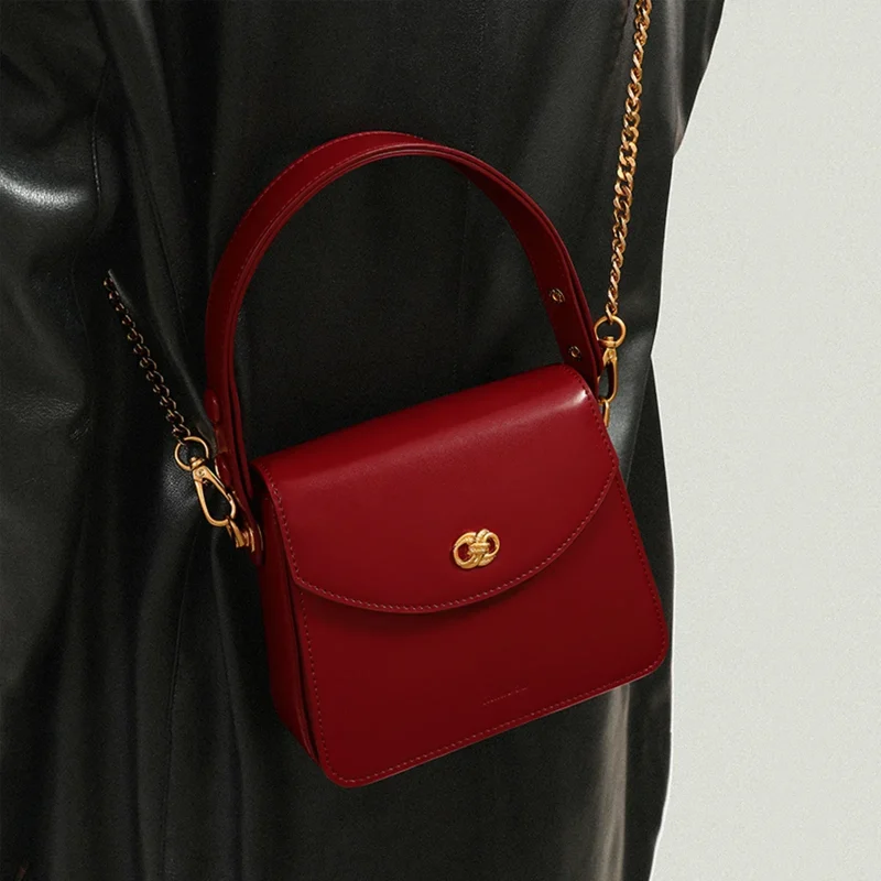 High Quality Exquisite Genuine Leather Crossbody Shoulder Bag - Image 6