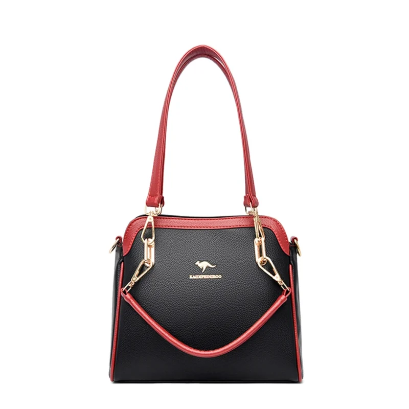 Luxury Woman Designer  High Quality Leather Female Shoulder Crossbody - Image 14