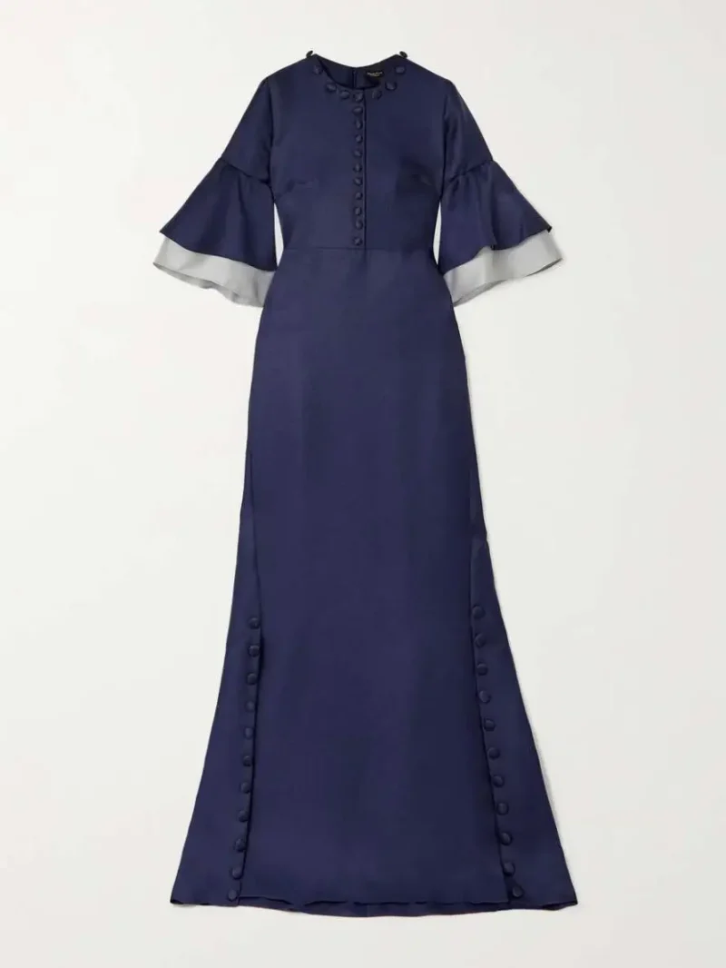 Half Flared Sleeves Robe Kaftan Muslim dress - Image 8