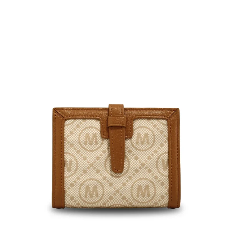 PVC Checkered Monogrammed Short Wallet - Image 8