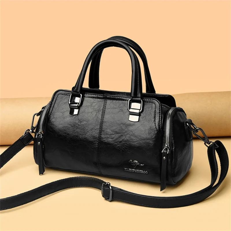 High Quality Ethical Leather Crossbody: Vintage Chic - Image 8