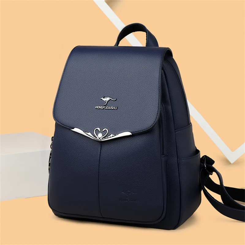 Luxury Women Chic Eco-Friendly Backpack: Women's PU Leather - Image 14