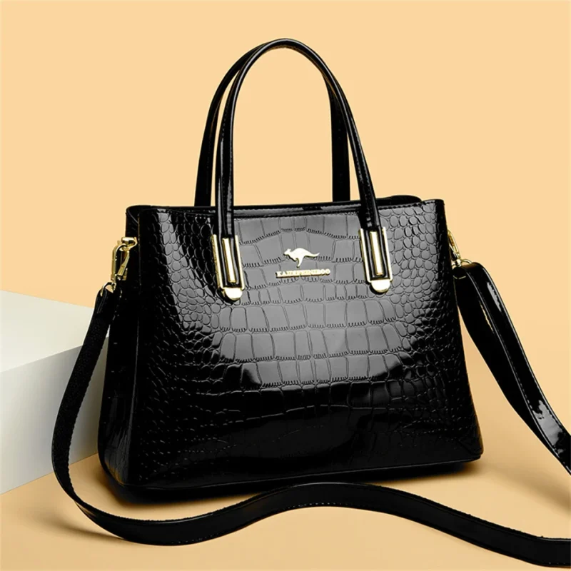 Luxury Crocodile Pattern Shoulder Messenger Bags - Image 8