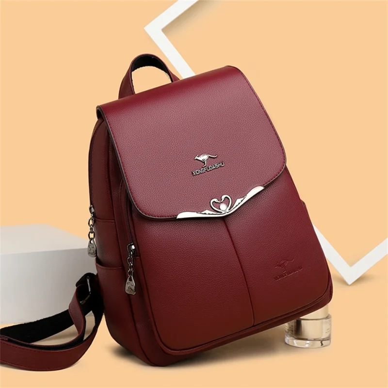 Luxury Women Chic Eco-Friendly Backpack: Women's PU Leather - Image 13
