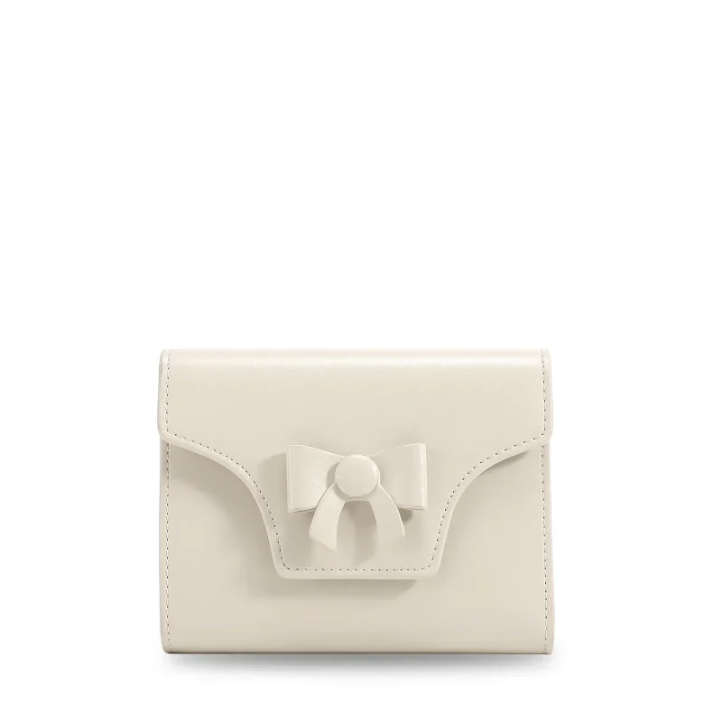 High Quality Genuine Leather  Bowknot Wallet - Image 9