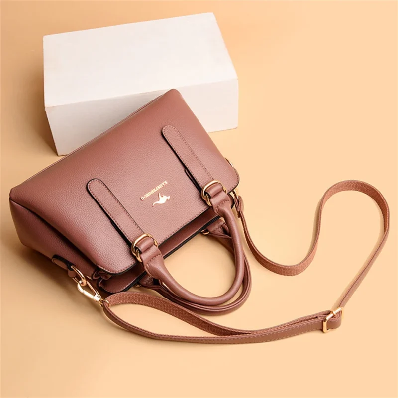 Leisure High Quality  Luxury Designer PU Leather Shoulder Bags - Image 10