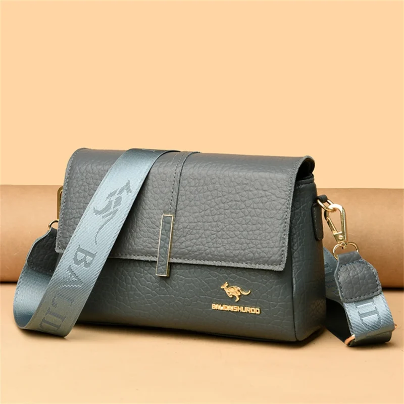 High-quality Leather Women Shoulder Messenger Bags - Image 12