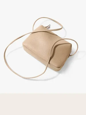 ECO Faux Leather Solid Color Crossbody Bag