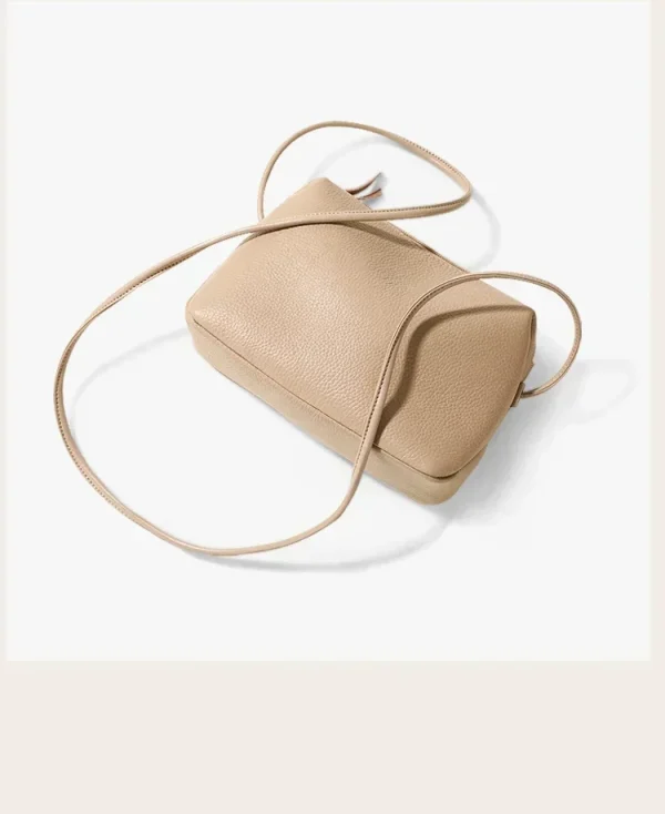 ECO Faux Leather Solid Color Crossbody Bag