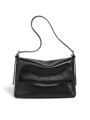 Vintage Minimalist Flap Crossbody Bag