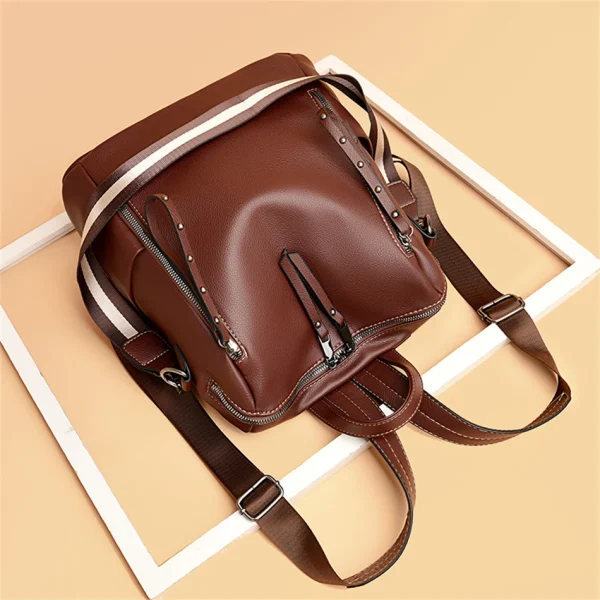 Premium Quality Ethical PU Leather Backpack - Teens Girls - Image 9