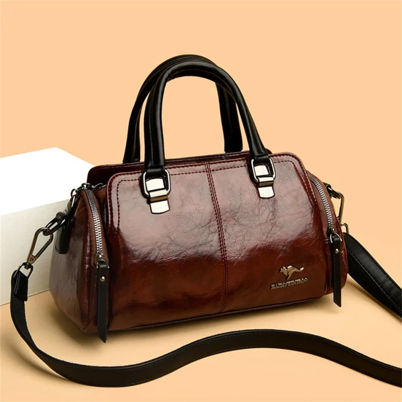 High Quality Ethical Leather Crossbody: Vintage Chic - Image 10