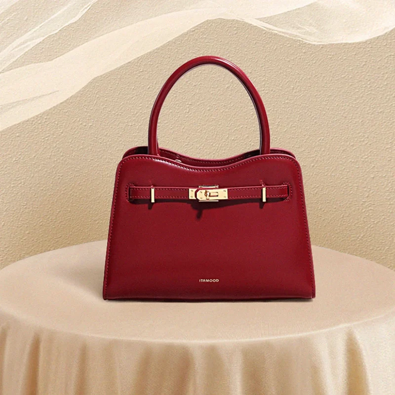 Eco Luxury Solid Color Satchel Purse