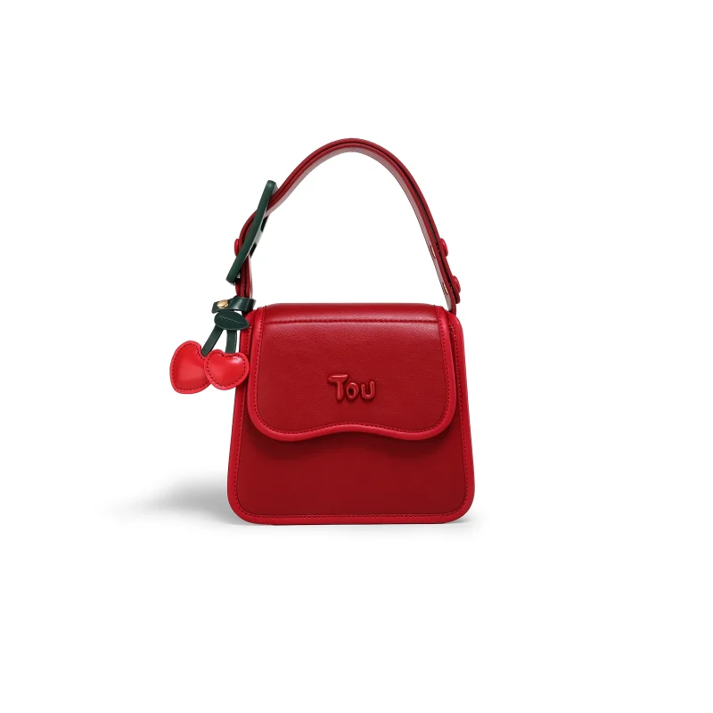 Cherry Decor Wedding Bride Red Purse - Image 8
