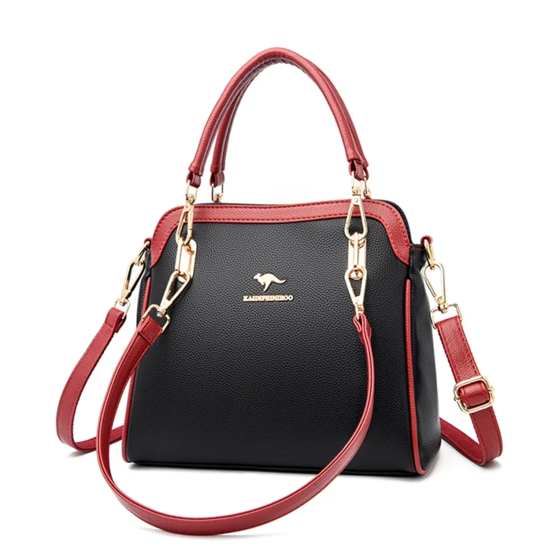 Luxury Woman Designer  High Quality Leather Female Shoulder Crossbody - Image 13