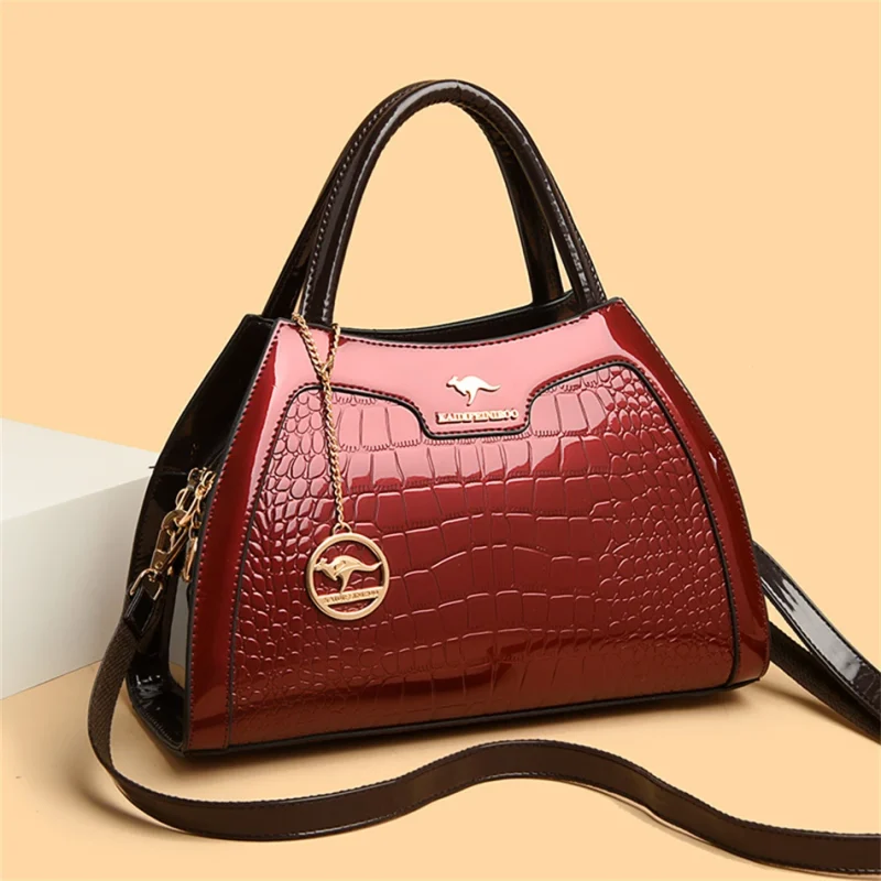Brand High Quality Leather Luxury Designer Shoulder Messenger Bag - Image 8
