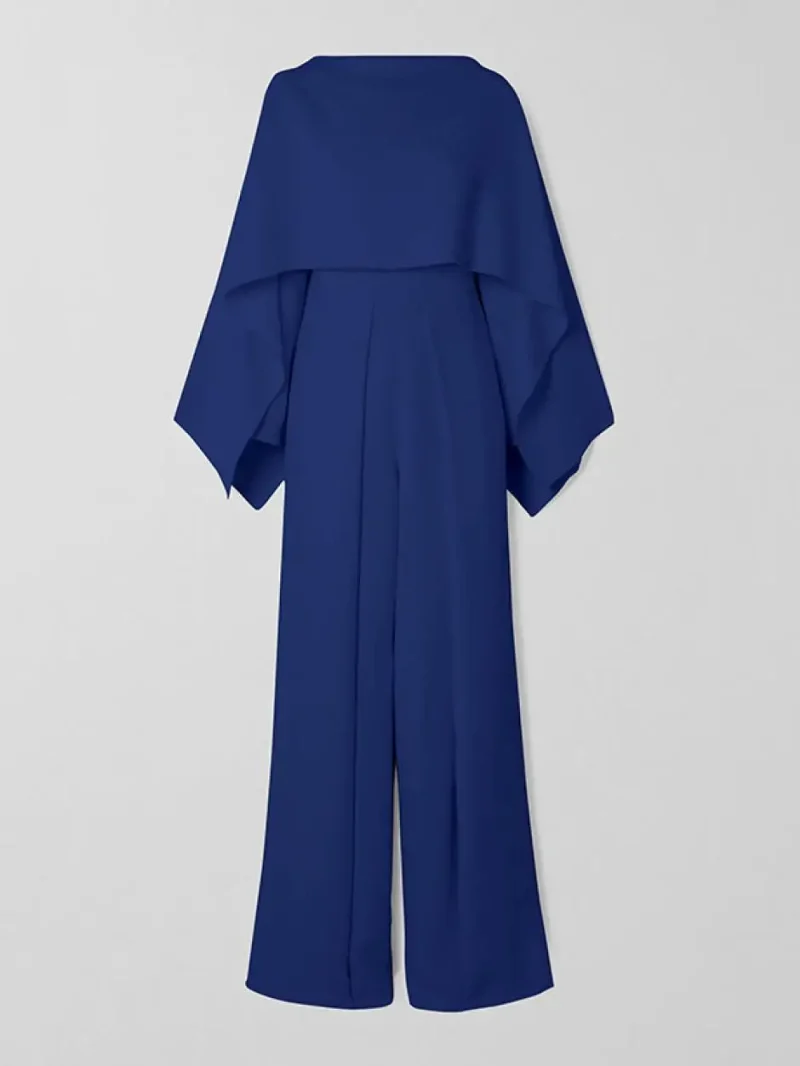 Long Sleeves Solid Color Zipper Jumpsuits - Image 7