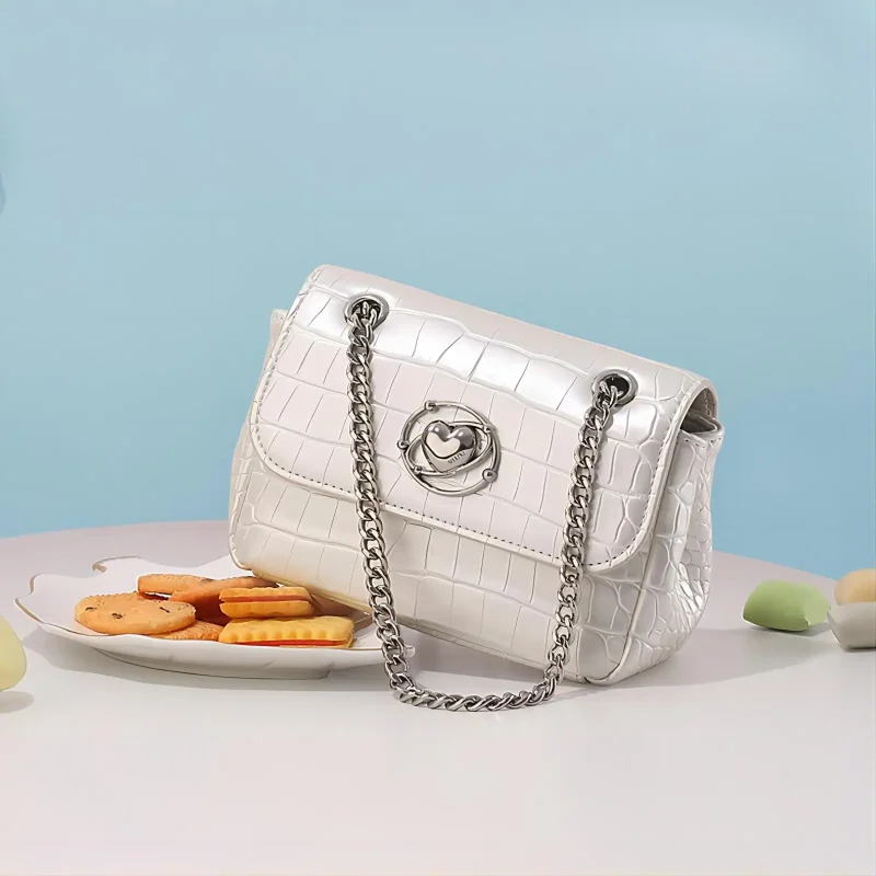 Luxury Texture Crocodile Pattern  Shoulder Bag