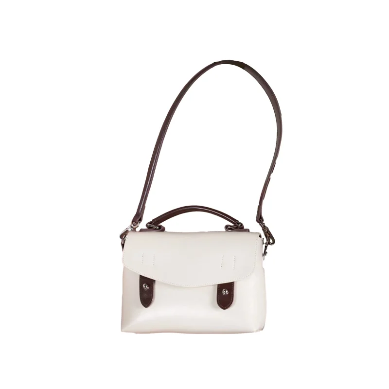 Genuine Leather Large Capacity Daily Commuting Crossbody Bag - Image 8