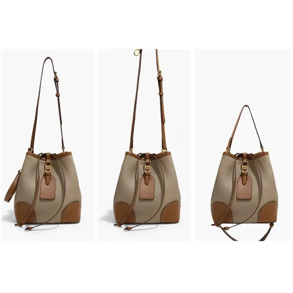 Eco Small Drawstring Bucket Bag