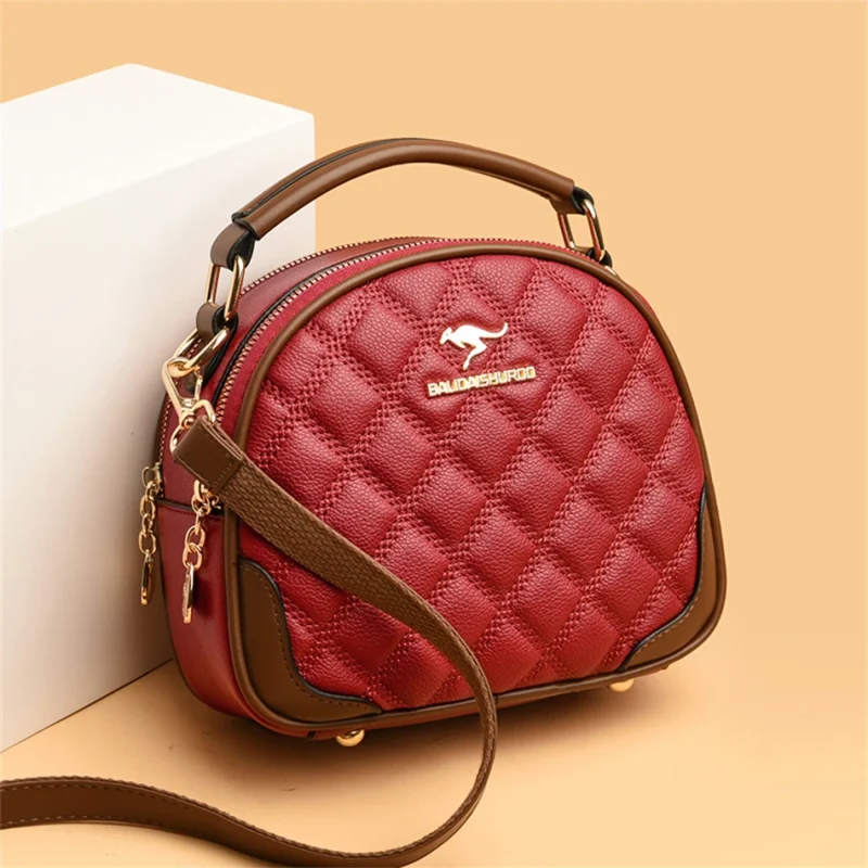 High Quality luxury designer PU Leather Small Crossbody bag - Image 9