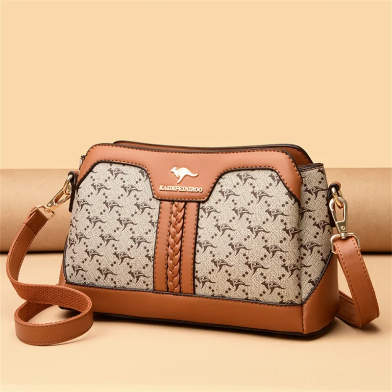 High Quality Leather Luxury Designer Shoulder Messenger Sac - Image 12
