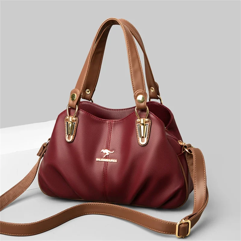 Luxury High Quality Leather Shoulder Crossbody Sac - Image 8