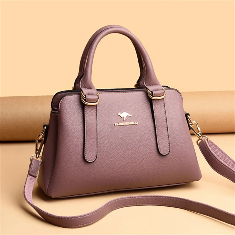 Leisure High Quality  Luxury Designer PU Leather Shoulder Bags - Image 14