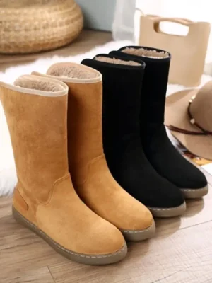 Velvet Thickening Warm Cotton Non-slip Flat boots