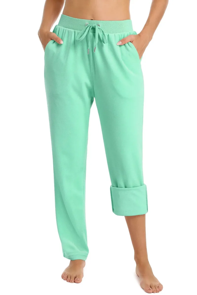 Eco Fleece Elastic Waist Pajama Long Pants - Image 9