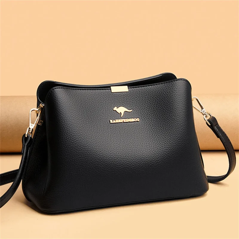 Luxury Designer  Eco Leather Women's Crossbody Bag - Image 10