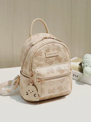 High-Quality Halloween Ghost Embossed Backpack