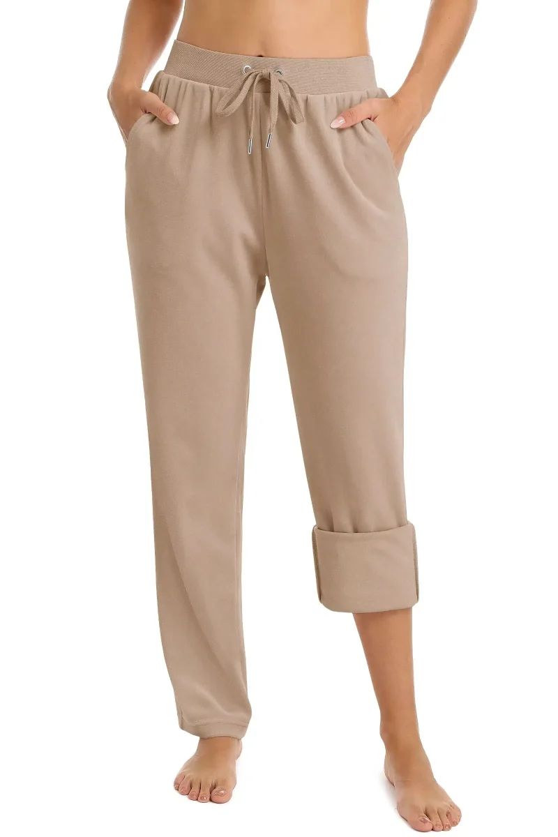 Eco Fleece Elastic Waist Pajama Long Pants - Image 7