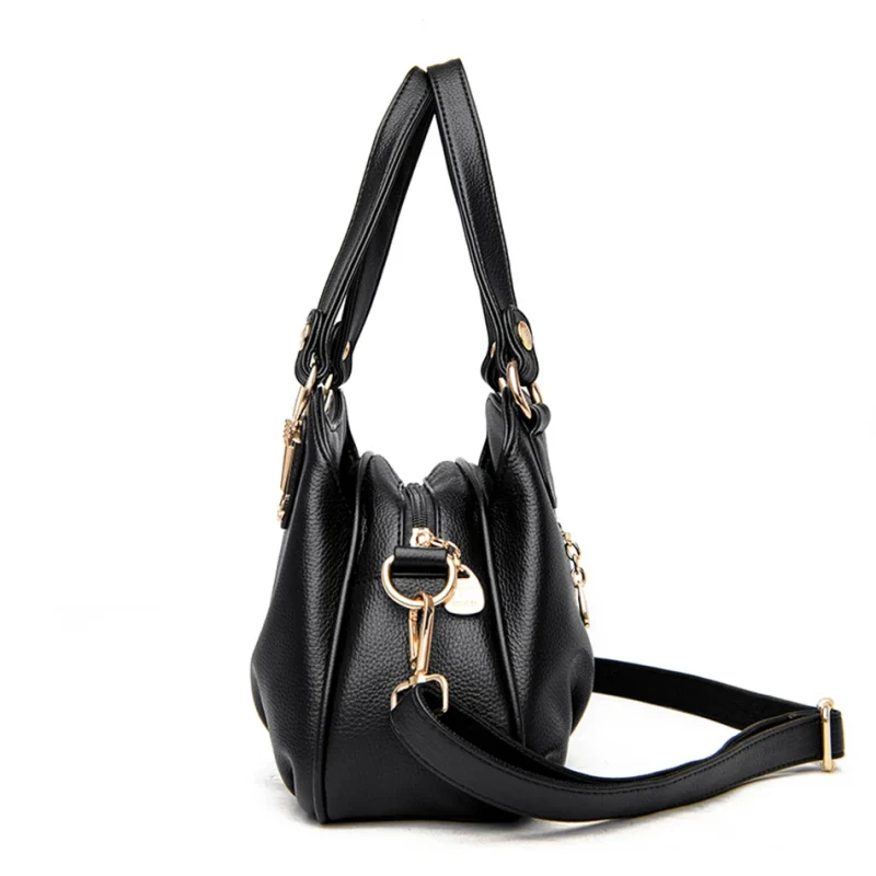 High Quality Eco Luxe Soft Leather Crossbody Bag" - Image 16