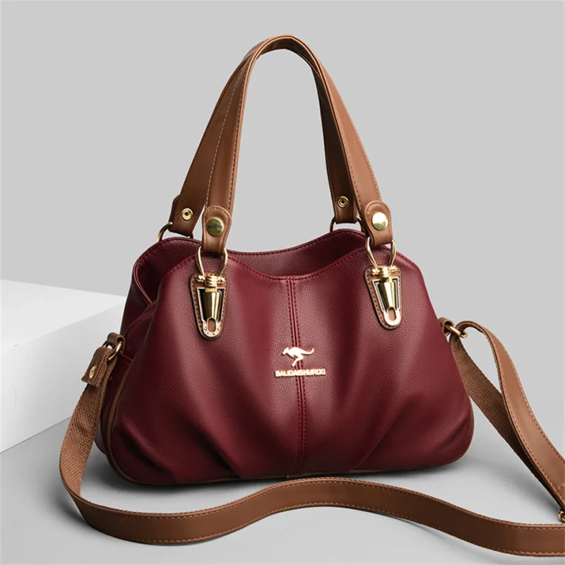 Luxury High Quality Leather Shoulder Crossbody Sac - Image 7