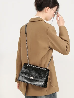 Luxury Genuine Leather Crossbody Bag