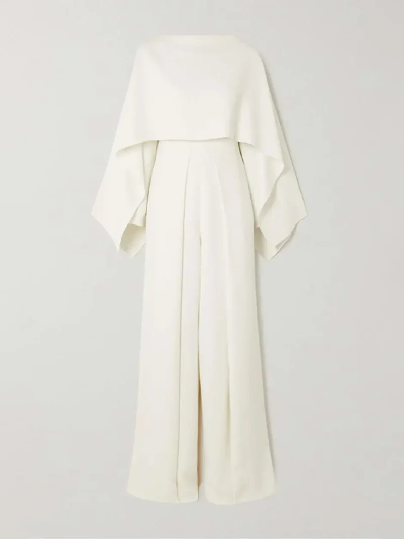 Long Sleeves Solid Color Zipper Jumpsuits - Image 9