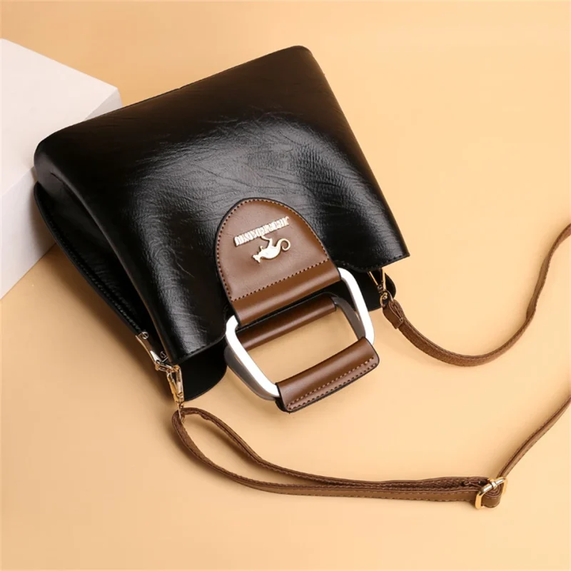 Luxury Design Chic Eco Leather Crossbody Bag - Image 7