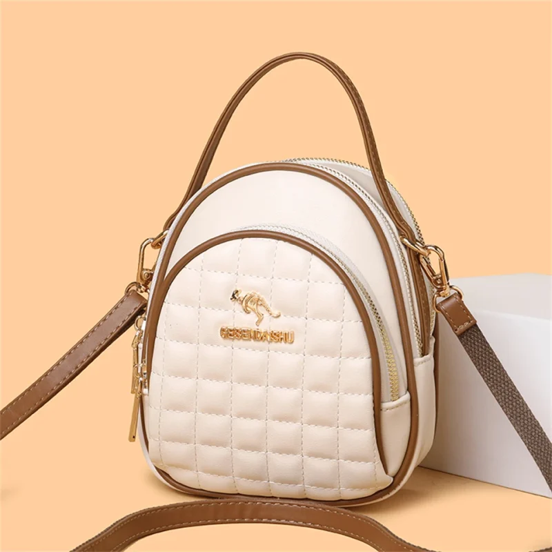 Elegant Soft Leather  Designer Crossbody Bag - Image 9
